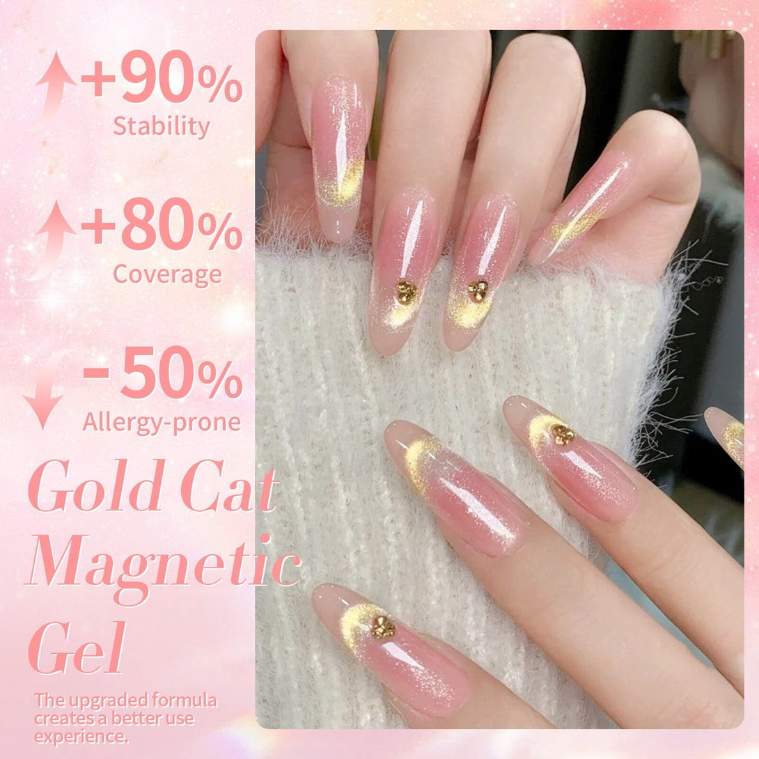 Gold Cat Magnetic Gel GC04 15ml Gel Nail Polish BORN PRETTY 