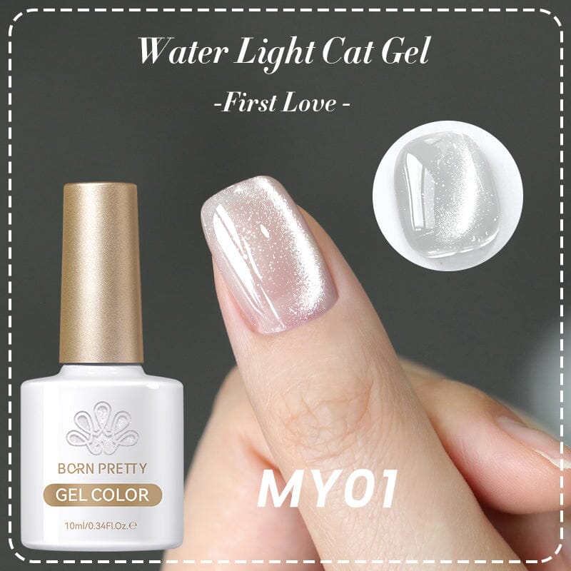 Water Light Cat Magnetic Gel Polish First Love MY01 10ml Gel Nail Polish BORN PRETTY 