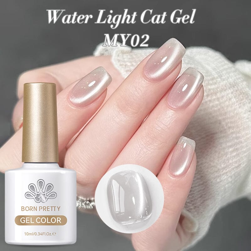 Water Light Cat Magnetic Gel Polish First Love MY02 10ml Gel Nail Polish BORN PRETTY 