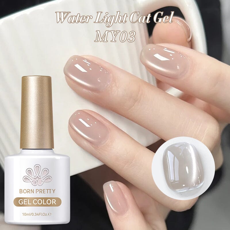 Water Light Cat Magnetic Gel Polish First Love MY03 10ml Gel Nail Polish BORN PRETTY 