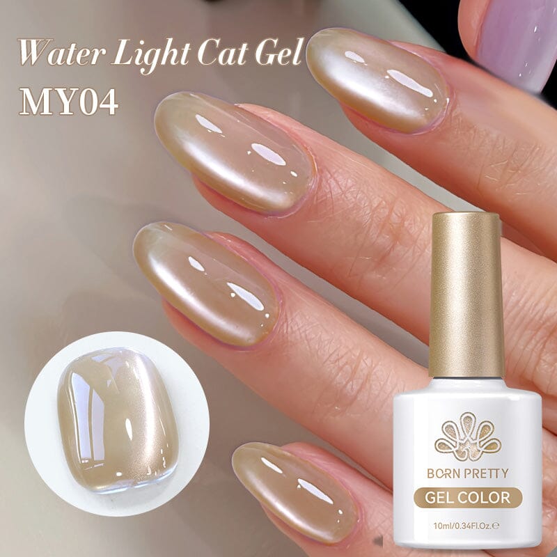 Water Light Cat Magnetic Gel Polish First Love MY04 10ml Gel Nail Polish BORN PRETTY 