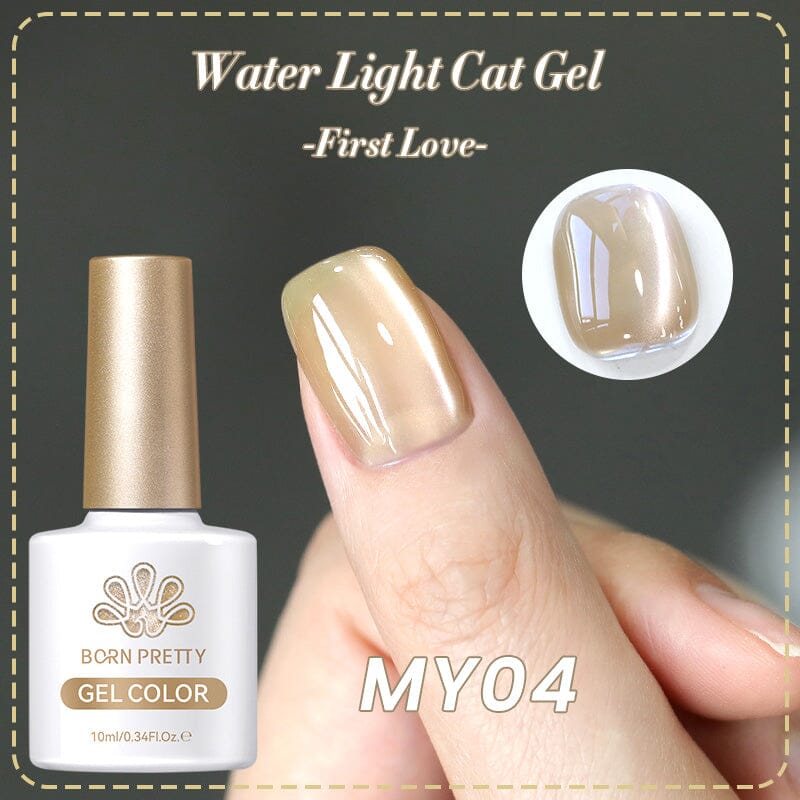 Water Light Cat Magnetic Gel Polish First Love MY04 10ml Gel Nail Polish BORN PRETTY 