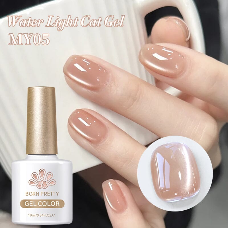 Water Light Cat Magnetic Gel Polish First Love MY05 10ml Gel Nail Polish BORN PRETTY 