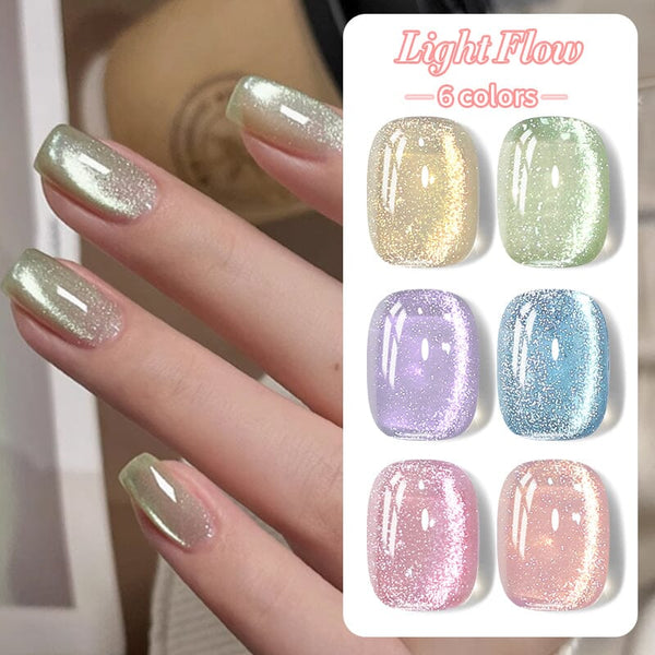 Light Flow Colored Cat Magnetic Gel Polish 10ml Gel Nail Polish BORN PRETTY 