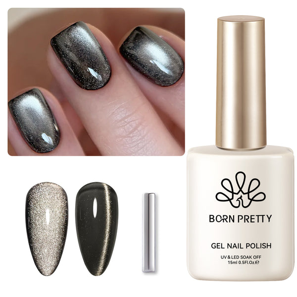 Black Cat Magnetic Gel Polish MY248 Black Pearl 15ml