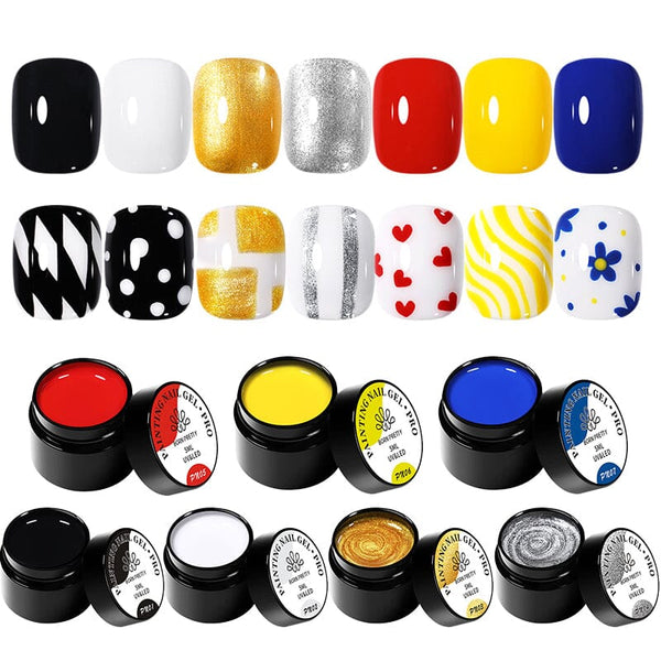 7 Colors PRO Painting Nail Gel 5ml Gel Nail Polish BORN PRETTY 