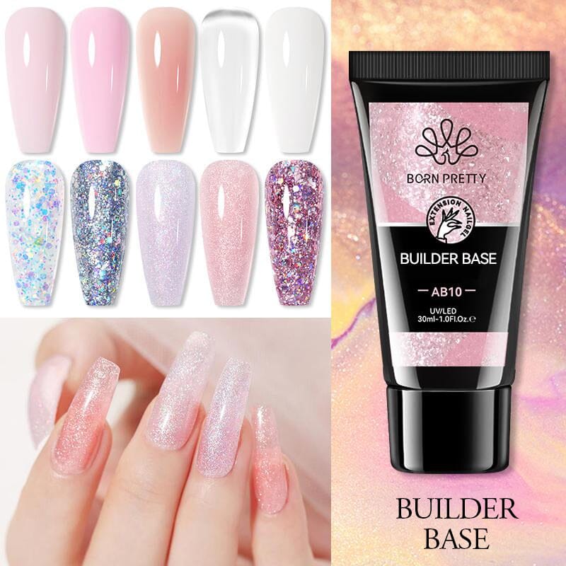 BORN PRETTY Builder Base 30ml Gel Nail Polish BORN PRETTY AB10 - 30ml 