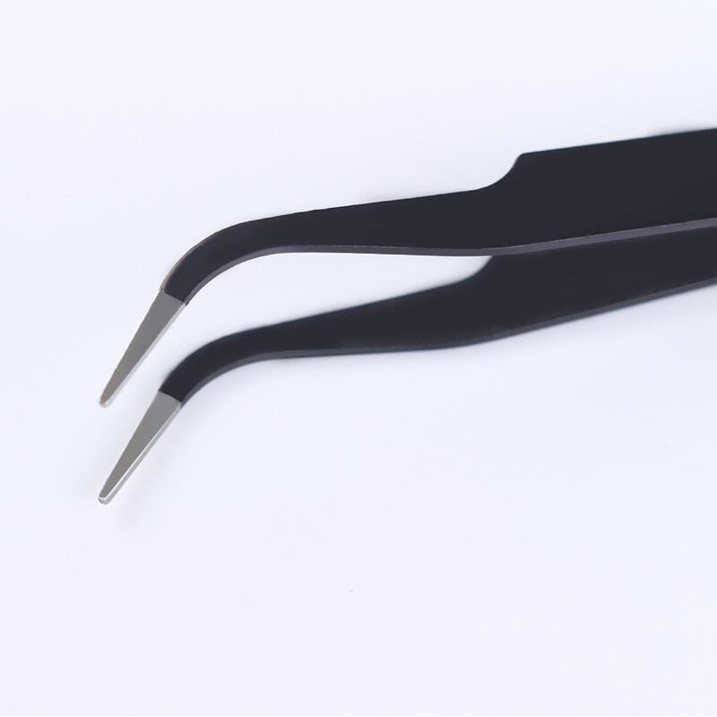 Black Curved Nail Tweezers Nail Tools BORN PRETTY 