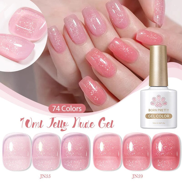 Autumn Winter Collection Jelly Nude Gel 10ml Gel Nail Polish BORN PRETTY 