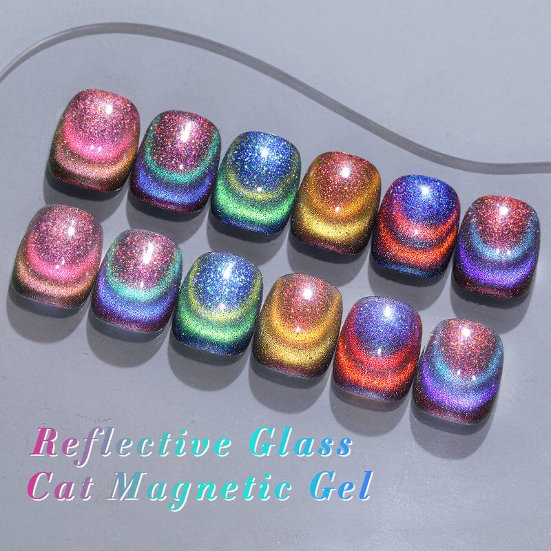 Reflective Glass Cat Magnetic Gel 10ml RG06 Gel Nail Polish BORN PRETTY 
