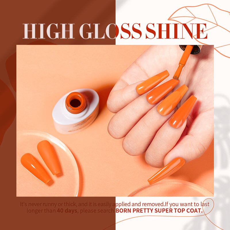 12 Colors Nude Orange Gel Polish Set 10ml Gel Nail Polish BORN PRETTY 