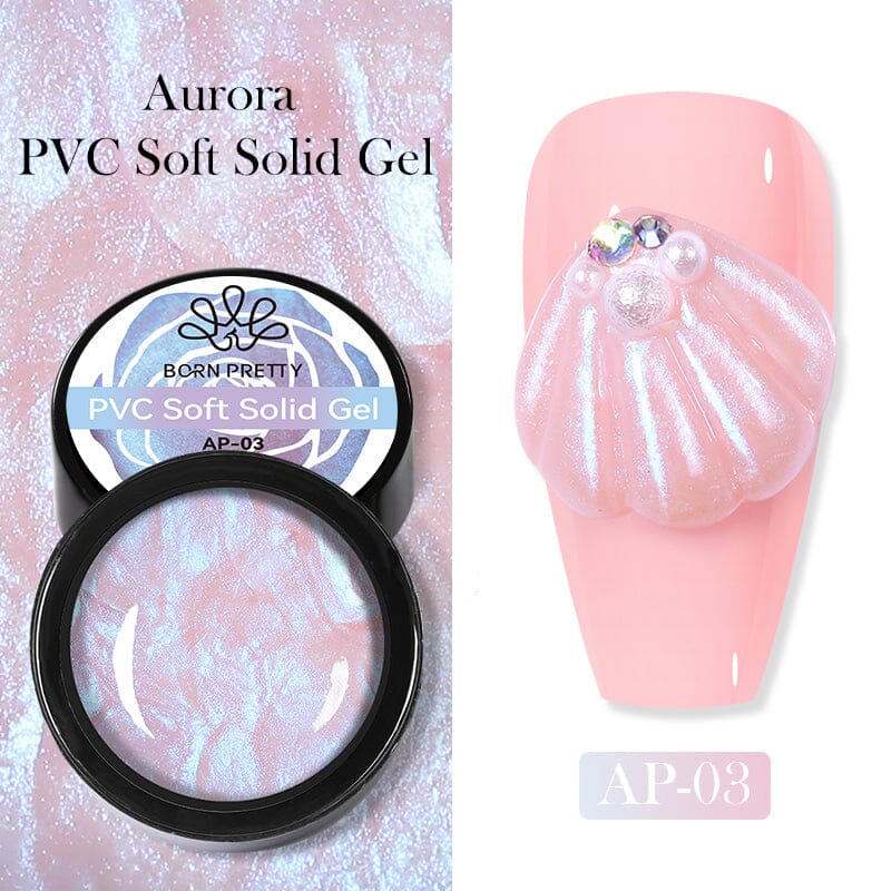 Aurora PVC Soft Solid Gel Gel Nail Polish BORN PRETTY AP-03 