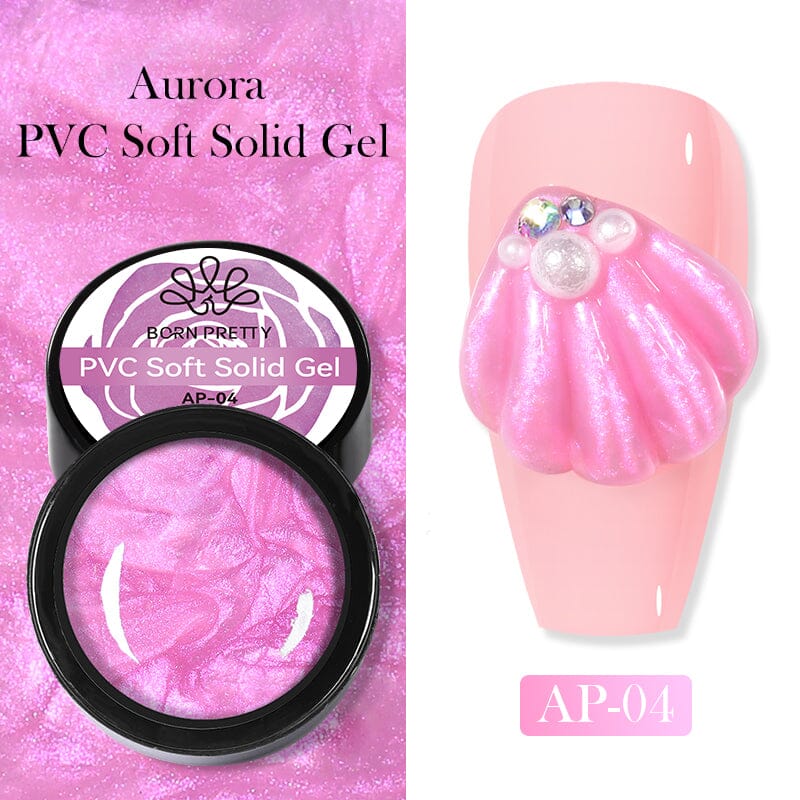 Aurora PVC Soft Solid Gel Gel Nail Polish BORN PRETTY AP-04 