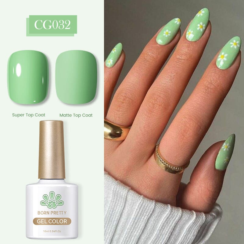 Light Green Gel Polish CG032 10ml Gel Nail Polish BORN PRETTY 