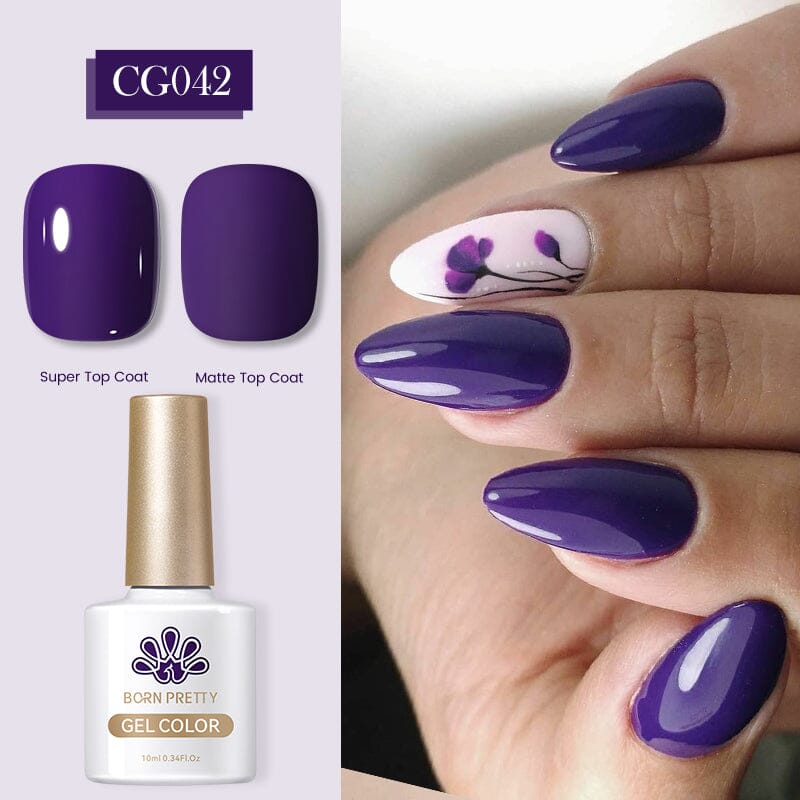 Purple Gel Polish CG042 10ml Gel Nail Polish BORN PRETTY 