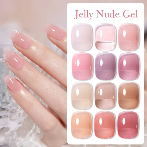 Jelly Nude Gel Gel Nail Polish BORN PRETTY 