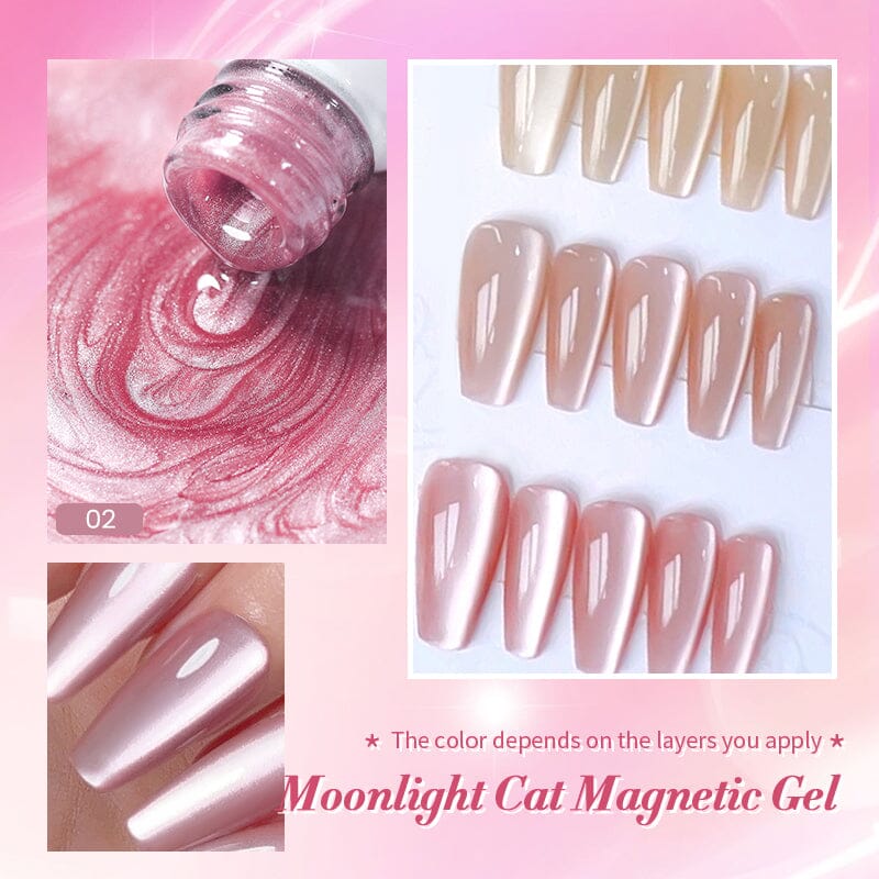 Moonlight Cat Magnetic Gel Polish 10ml MC04 Gel Nail Polish BORN PRETTY 