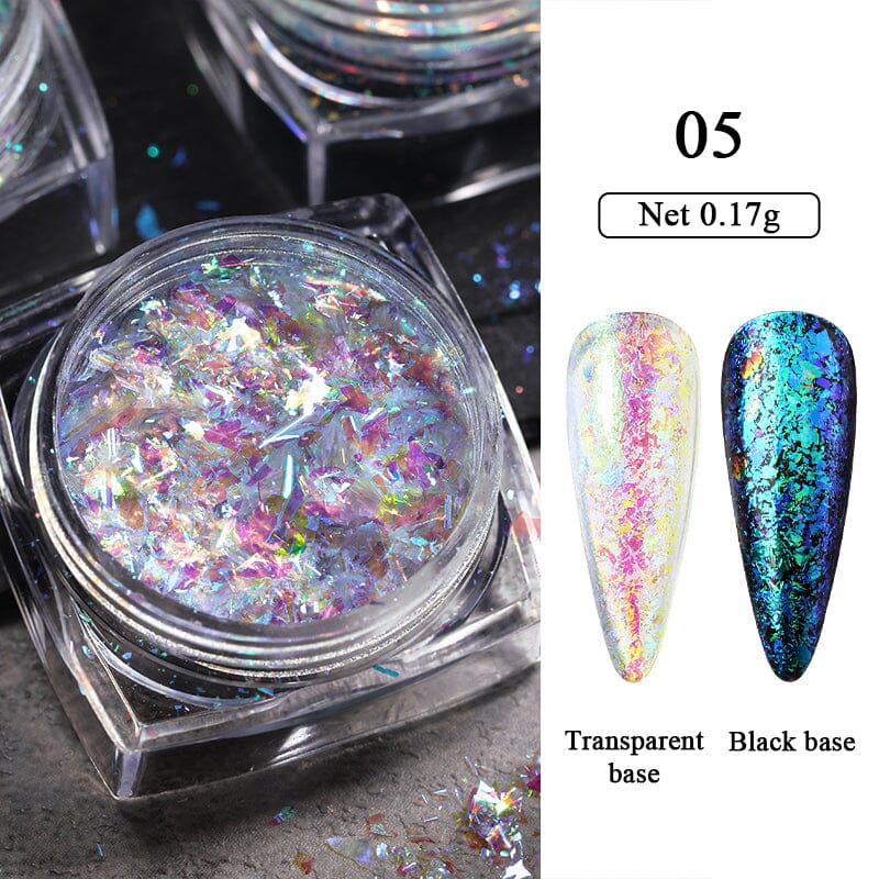 Aurora Nail Glitter Flakes Nail Powder BORN PRETTY 05 