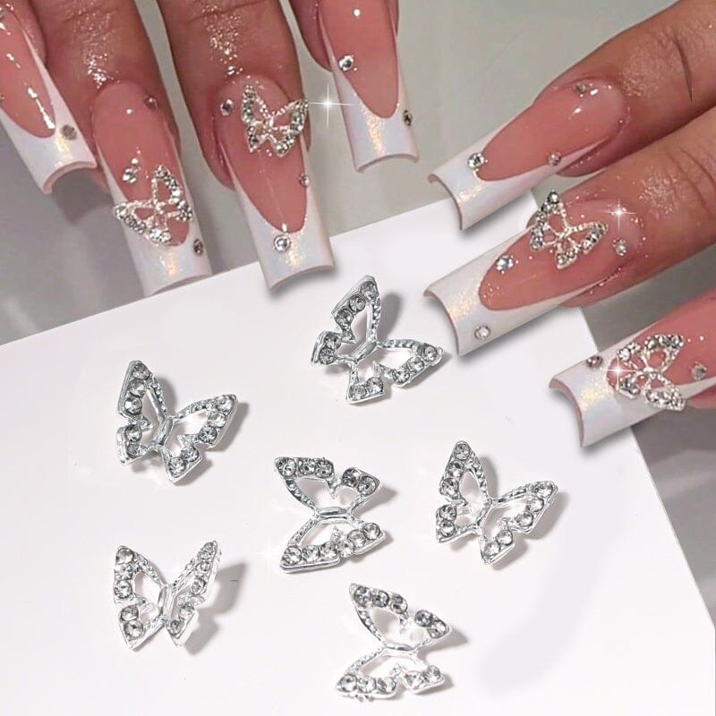 10pcs Butterfly Pentagram Alloy Nail Decoration DIY Nails BORN PRETTY 