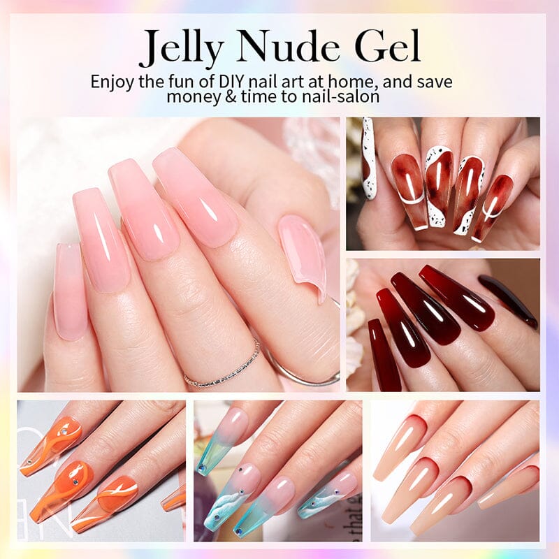 50 Colors Jelly Nude Gel 10ml Kits & Bundles BORN PRETTY 