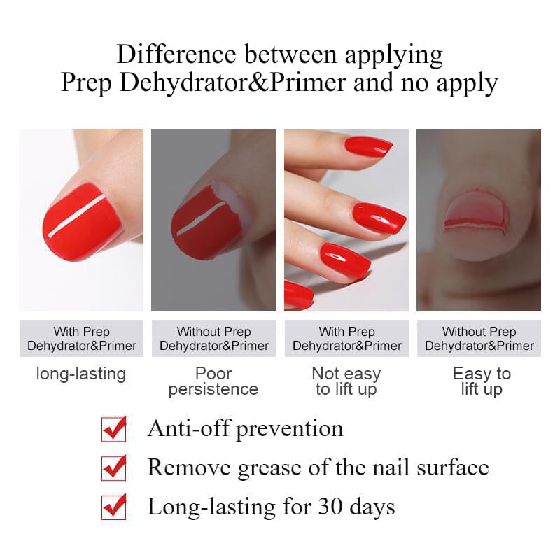 Nail Prep Dehydrator 15ml Base & Top Coat BORN PRETTY 