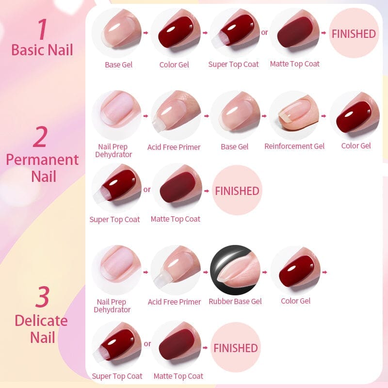 12 Colors Macaron Gel Polish Set 10ml Gel Nail Polish BORN PRETTY 