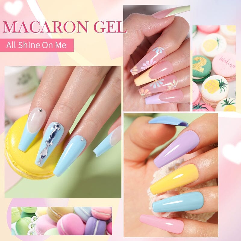 12 Colors Macaron Gel Polish Set 10ml Gel Nail Polish BORN PRETTY 