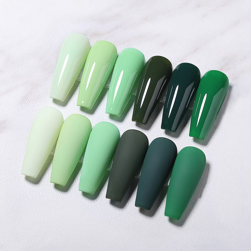 Green 6 Colors Gel Polish Set 10ml Kits & Bundles BORN PRETTY 