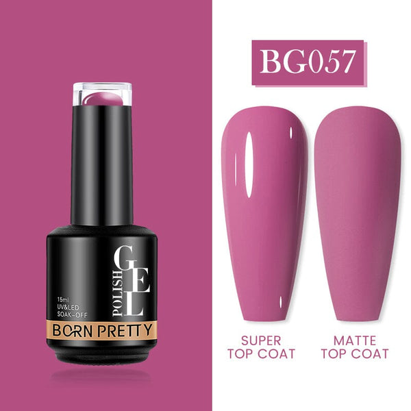 Purple Color Gel Polish BG057 15ml Gel Nail Polish BORN PRETTY 