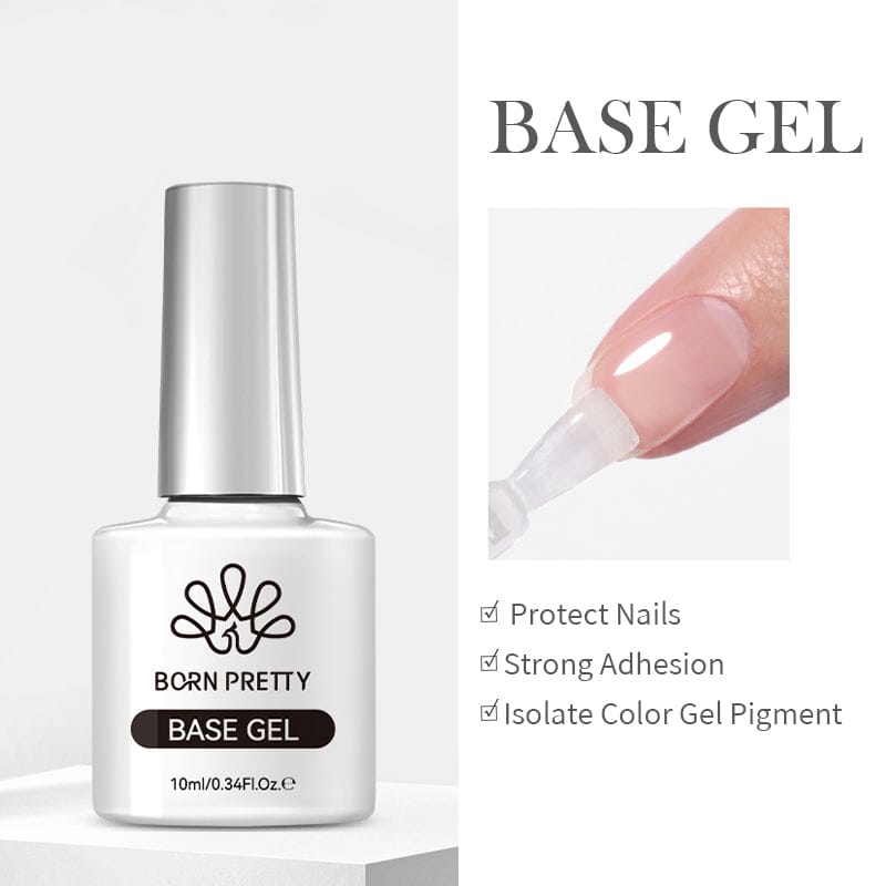 Function Gel 10ml (Base Top Coat Reinforcement Gel Dehydrator Primer) Gel Nail Polish BORN PRETTY Base Gel 