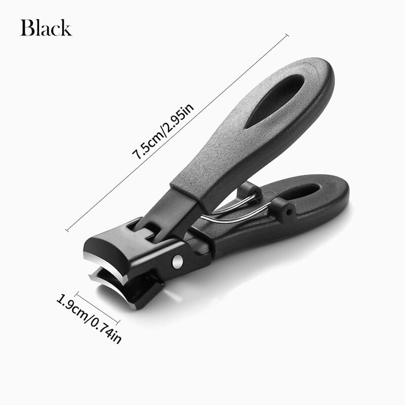 Large Opening Splash Proof Nail Clippers Cutter Tools & Accessories No Brand Black 