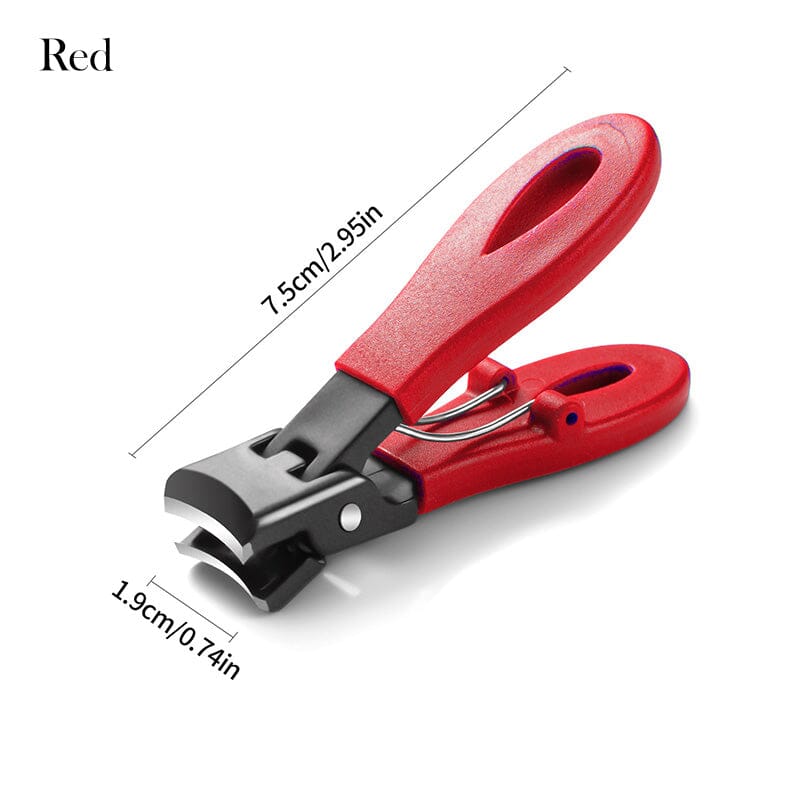 Large Opening Splash Proof Nail Clippers Cutter Tools & Accessories No Brand Red 