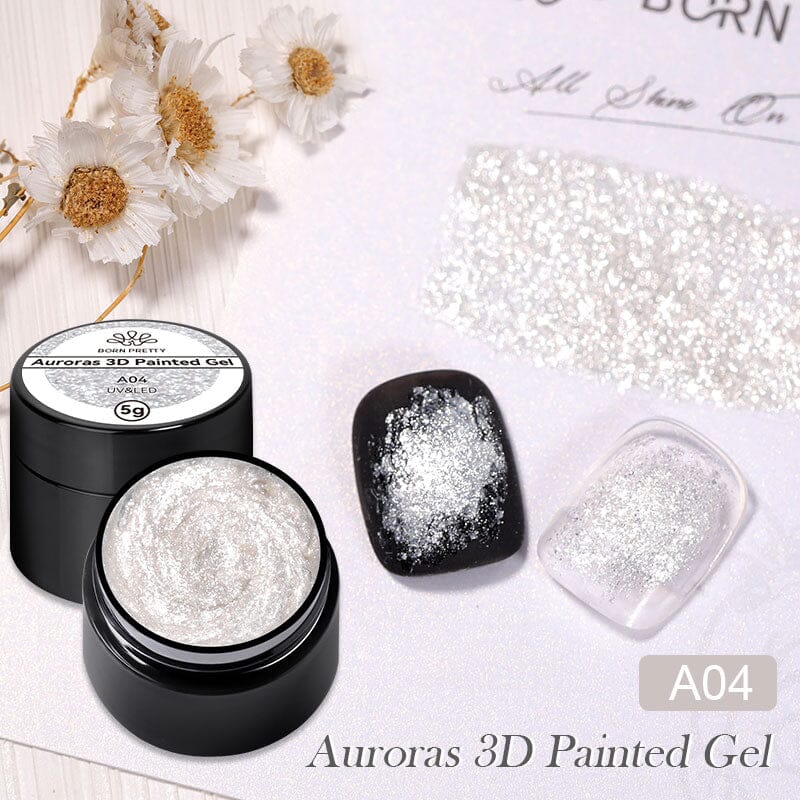 Auroras 3D Painted Gel Polish 5ml Gel Nail Polish BORN PRETTY A04 