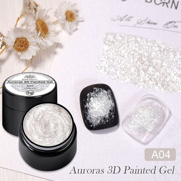 Auroras 3D Painted Gel Polish 5ml Gel Nail Polish BORN PRETTY A04 