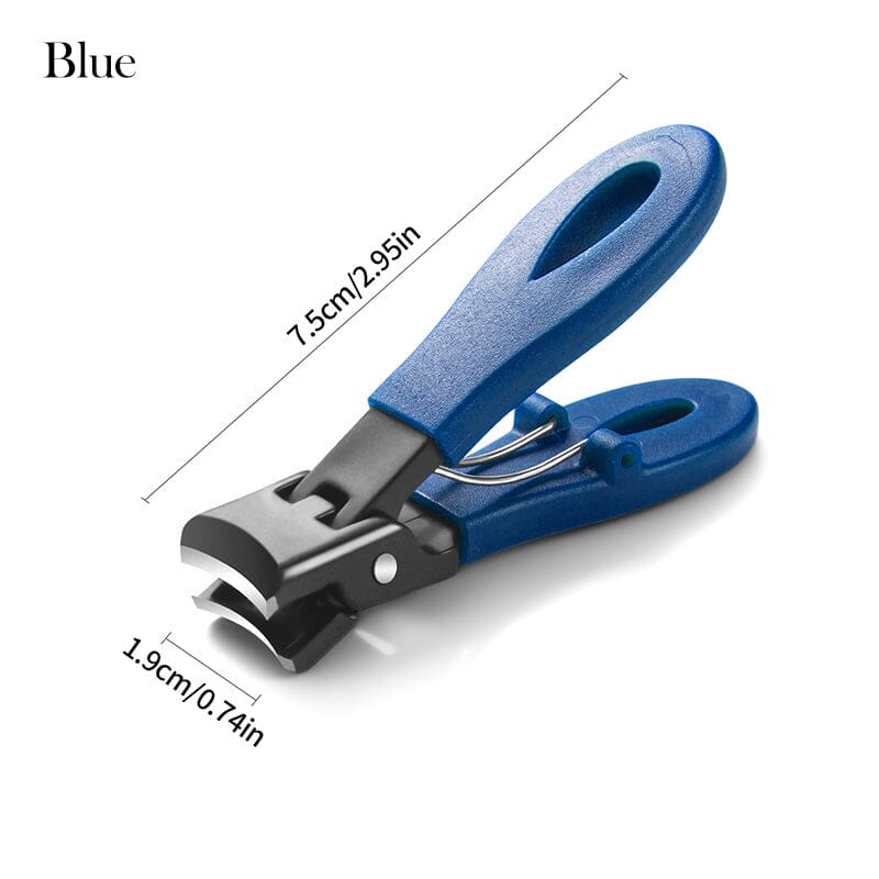 Large Opening Splash Proof Nail Clippers Cutter Tools & Accessories No Brand Blue 