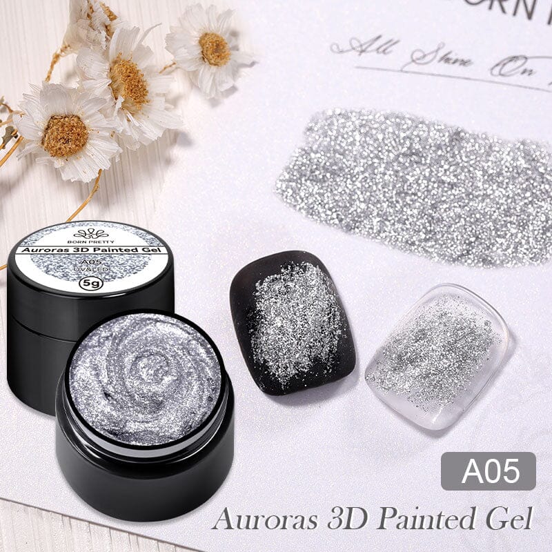 Auroras 3D Painted Gel Polish 5ml Gel Nail Polish BORN PRETTY A05 