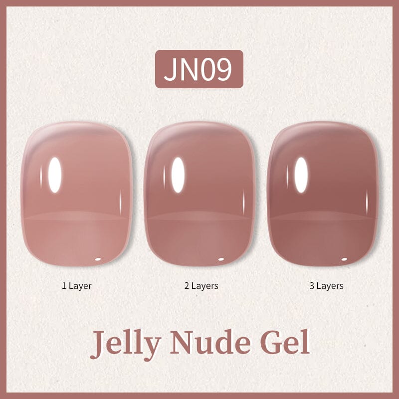 Jelly Nude Gel Polish JN09 10ml Gel Nail Polish BORN PRETTY 