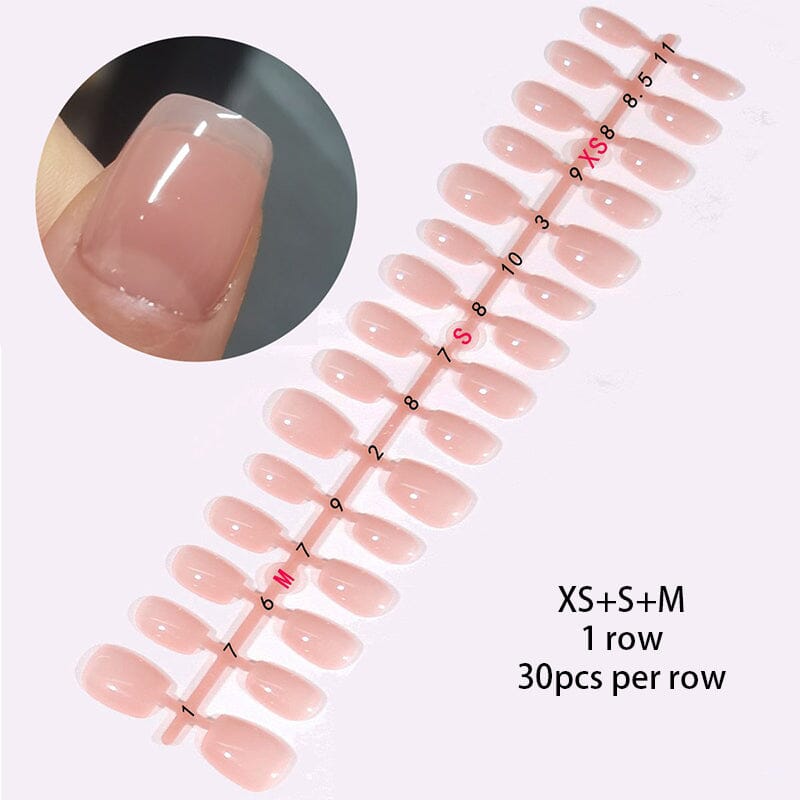 30pcs Full Cover Press on Nail Tips Tools & Accessories No Brand 01 