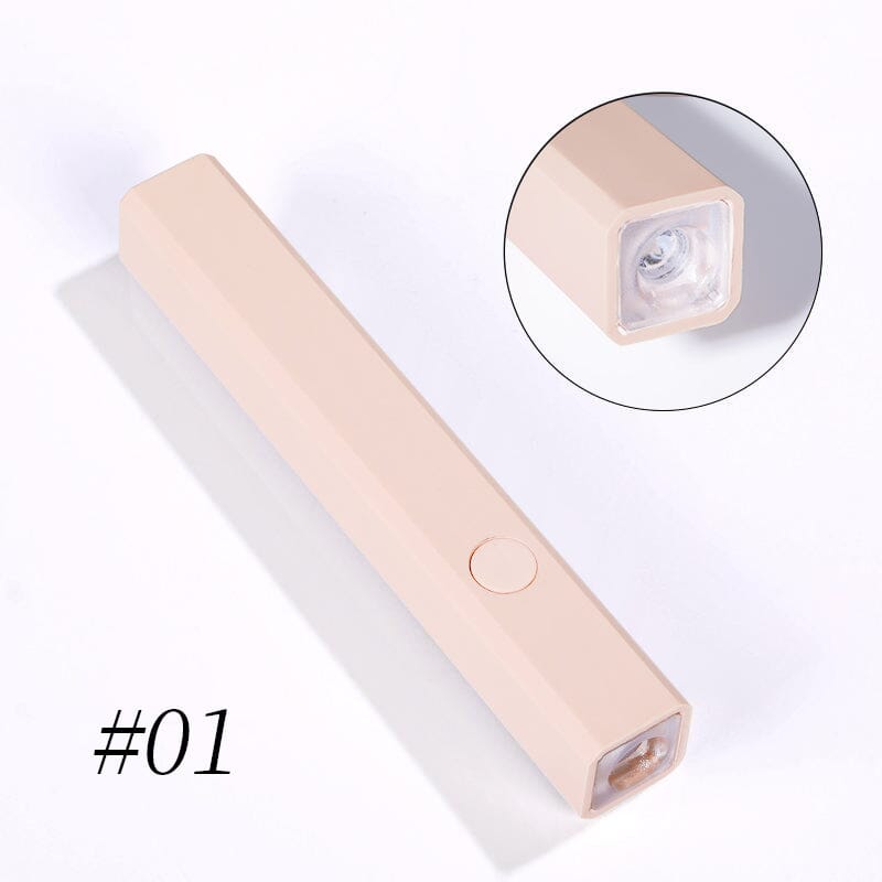 3W Mini LED Nail Lamp USB Plug Nail Tools BORN PRETTY Pink 