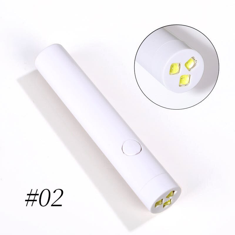 3W Mini LED Nail Lamp USB Plug Nail Tools BORN PRETTY White 