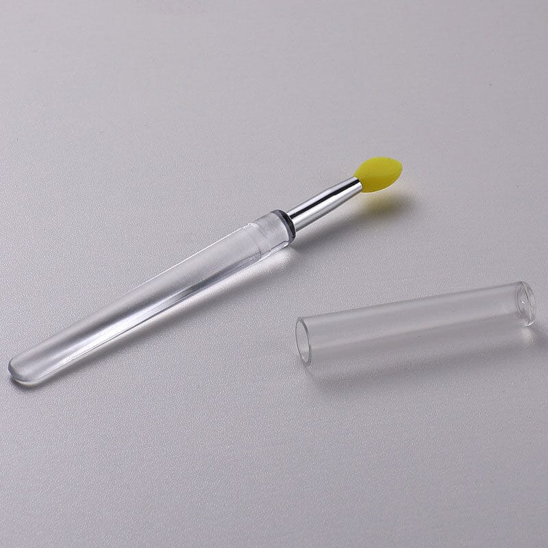 Nail Art Silicone Applicator Sticks Tools & Accessories No Brand Yellow 