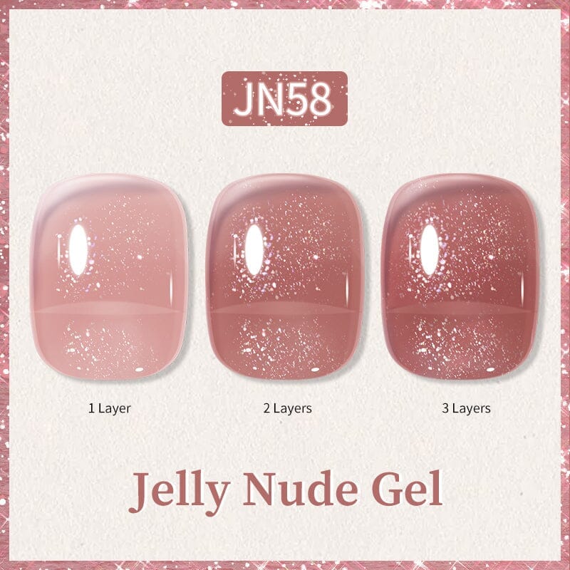 Autumn Winter Collection Jelly Nude Gel 10ml Gel Nail Polish BORN PRETTY JN58 