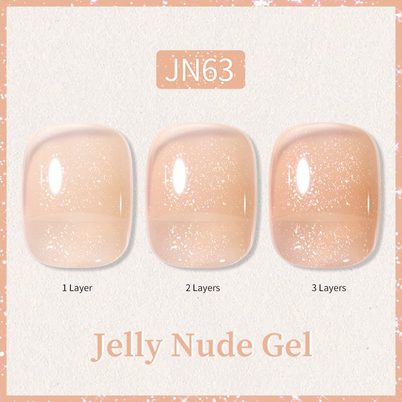 Jelly Nude Gel 10ml Gel Nail Polish BORN PRETTY JN63 