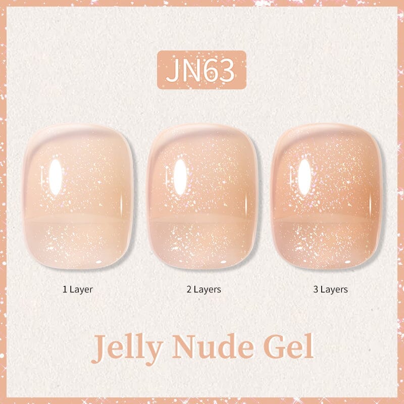 Autumn Winter Collection Jelly Nude Gel 10ml Gel Nail Polish BORN PRETTY JN63 