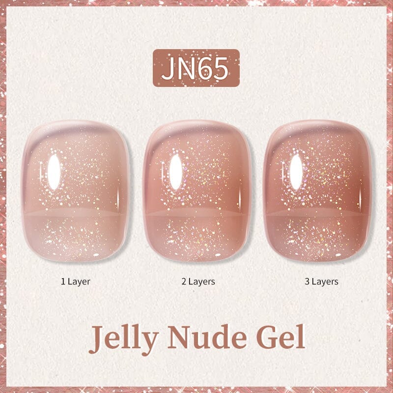 Autumn Winter Collection Jelly Nude Gel 10ml Gel Nail Polish BORN PRETTY JN65 