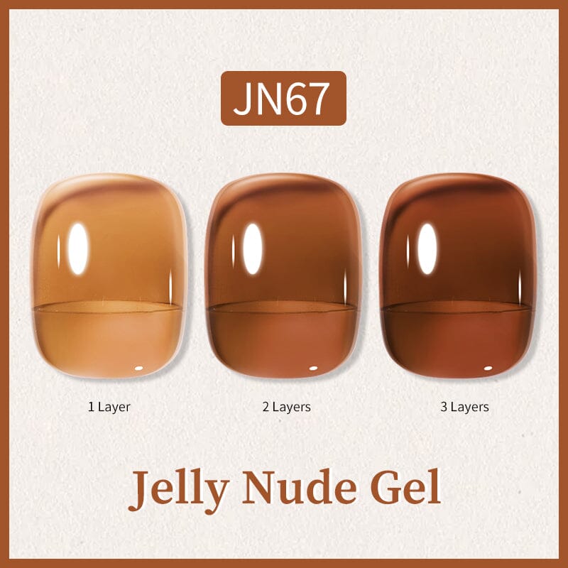 Jelly Nude Gel 10ml Gel Nail Polish BORN PRETTY JN67 