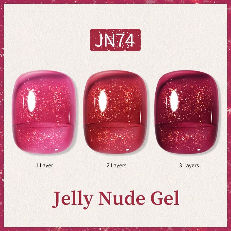 Autumn Winter Collection Jelly Nude Gel 10ml Gel Nail Polish BORN PRETTY JN74 