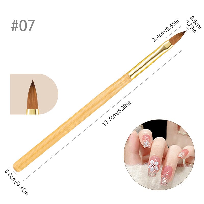 Woodiness Handle Nail Art Brushes Tools & Accessories BORN PRETTY 07 