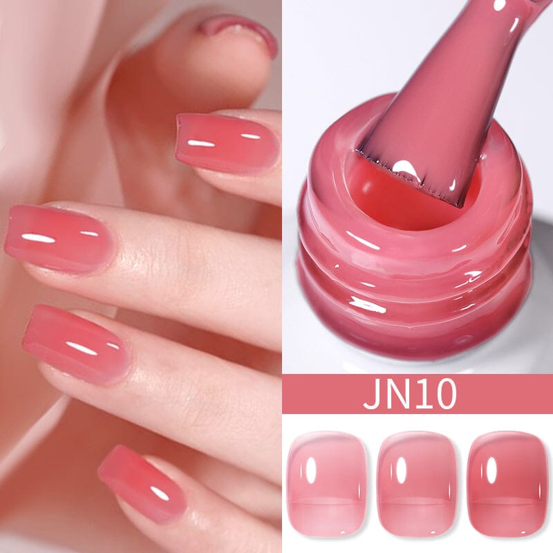 Pink Jelly Nude Gel JN10 10ml Gel Nail Polish BORN PRETTY 