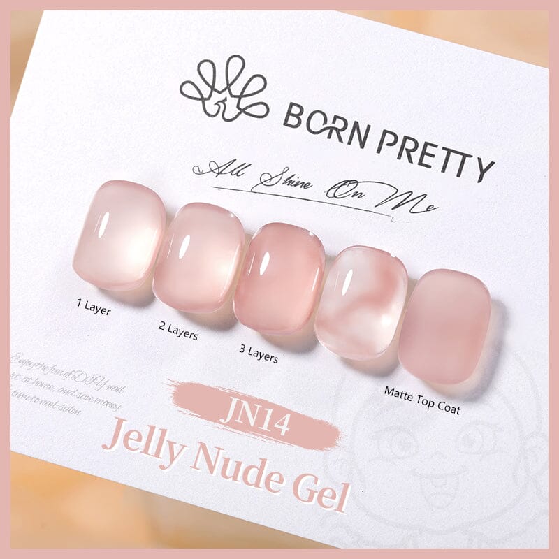 Jelly Nude Gel JN14 10ml Gel Nail Polish BORN PRETTY 